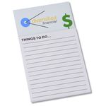 Bic Business Card Magnet with Note Pad - Dollar Sign