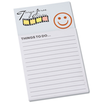 Bic Business Card Magnet with Note Pad - Smiley Face