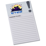 Bic Business Card Magnet with Note Pad - Exclamation