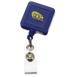 Economy Retractable Badge Holder - SQ - Opaque