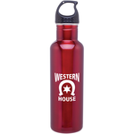 h2go Bolt Stainless Steel Sport Bottle - 24 oz. - 24 hr