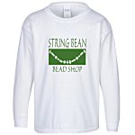 Gildan 6.1 oz. Ultra Cotton LS T-Shirt - Youth - White