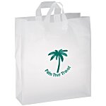 Soft-Loop Frosted Clear Shopper - 19