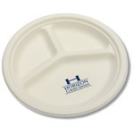Compostable Compartment-Style Paper Plate