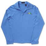 Egyptian Interlock Long-Sleeve Polo - Ladies'