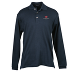 Egyptian Interlock Long-Sleeve Polo - Men's