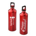 h2go Stainless Bottle - 24 oz. - Happy Holidays - Color