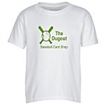 Gildan 5.6 oz. DryBlend 50/50 T-Shirt - Youth - White