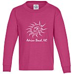 5.2 oz. Cotton Long Sleeve T-Shirt - Youth - Screen