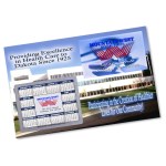 Repositionable Sticker - Postcard w/Business Card