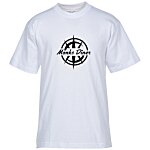 Bayside USA Made T-Shirt - White - Screen