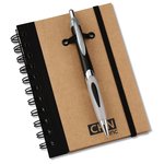 Eco Spiral Notebook w/Helix Pen - 6