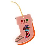 Seeded Paper Ornament - Stocking