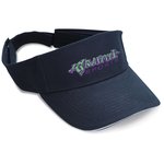 Brushed Cotton Sandwich Visor - Embroidered