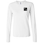 Bella Long Sleeve Jersey T-Shirt - Ladies' - White