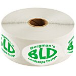 Sticker by the Roll - Oval - 1-1/2