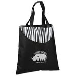 Designer Print Scoop Tote - Zebra