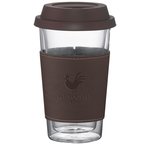 Double Wall Glass Tumbler w/Wrap - 10 oz.