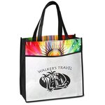 Laminated Sunburst Tote