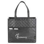 Laminated Quilted Carry-All Tote
