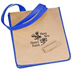 Color-Me Shopping Tote w/Crayons - 24 hr