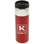 Chrome Top Slim Travel Tumbler - 16 oz.