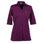 Port Authority Silk Touch Interlock Polo - Ladies'