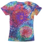 Blue 84 Juniors' Burnout Sublimated Tee - Color Burst