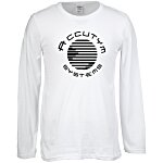 Gildan SoftStyle LS T-Shirt - Men's - Screen - White