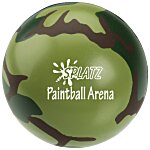 Camouflage Round Stress Reliever