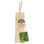 Seeded Message Bookmark - Marigold