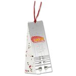 Seeded Message Bookmark - Tomato