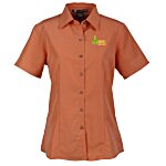 Harriton Barbados Textured Camp Shirt - Ladies'