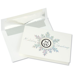 Die-Cut Prismatic Snowflake Greeting Card