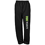 Gildan 50/50 Open Bottom Sweatpants - Applique Twill