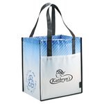 Ombre Diagonal Print Shopper