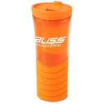 Clear View Wavy Travel Tumbler - 16 oz.