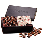 Executive Box w/Chocolate Almonds & Peppermint Bark