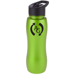 ShimmerZ Slim Grip Bottle w/Sport Lid - 25 oz. - Metallic