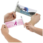 Banner Pen - Pink Ribbon - Rainbow