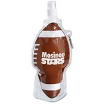 HydroPouch Collapsible Sport Bottle - 16 oz. - Football
