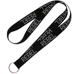 Rhinestone Polyester Lanyard - 3/4