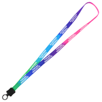 Tie-Dye Multicolor Lanyard - 1/2