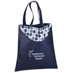 Designer Print Scoop Tote - Dots - 24 hr