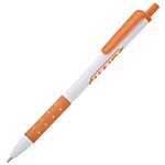 Value Grip Click Pen - White