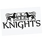 Truck & Equipment Stickers Rect w/SQ Corners - Large