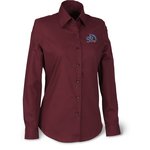 Soft Collar Poplin Shirt - Ladies'