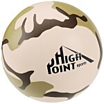 Camouflage Round Stress Reliever - 24 hr