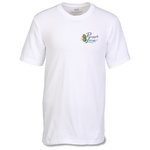 Anvil USA Made Classic Tee - Embroidered - White