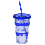 Wavy Color Scheme Spirit Tumbler - 16 oz. - 24 hr